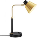 Outlet Adjustable E26 Desk Lamp
