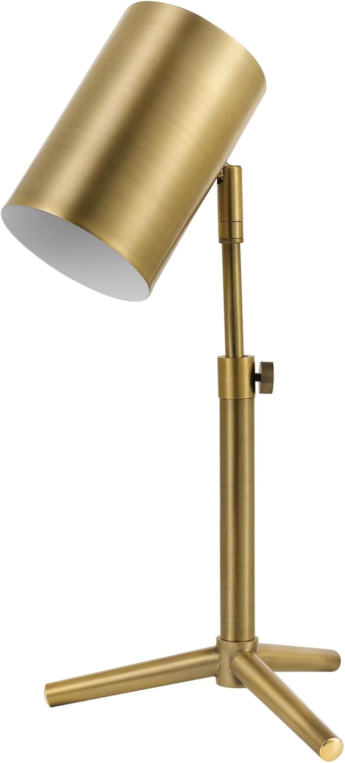 Globe Electric Pratt 18" Matte Brass Desk Lamp