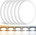 6‑Pack 12" 5CCT LED Flush Mount Light