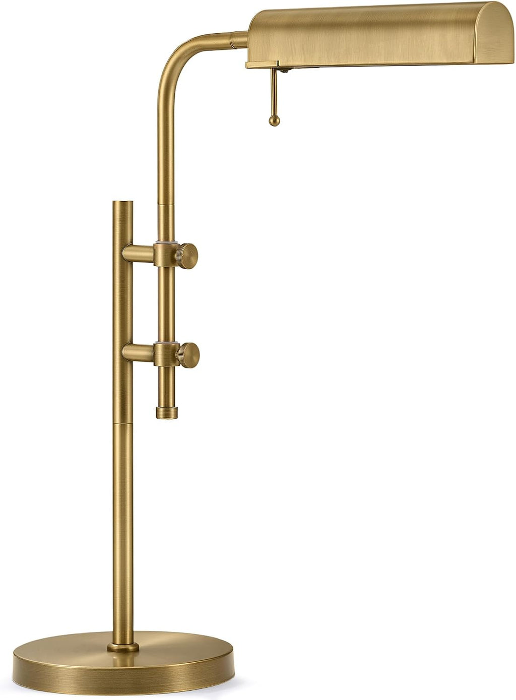 Adjustable Industrial Gold Table Lamp