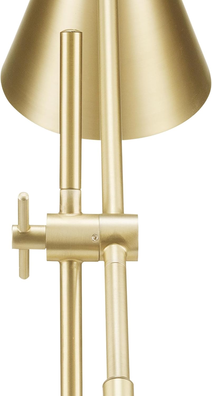 18" Matte Brass Desk Lamp