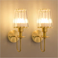 2‑Pack 5200mAh Crystal Rechargeable Wall Sconces
